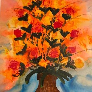 Original Watercolor 16x20 Thy Faithfulness
